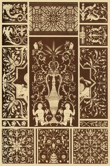 Italian Renaissance wood mosaic, (1898). Creator: Unknown.