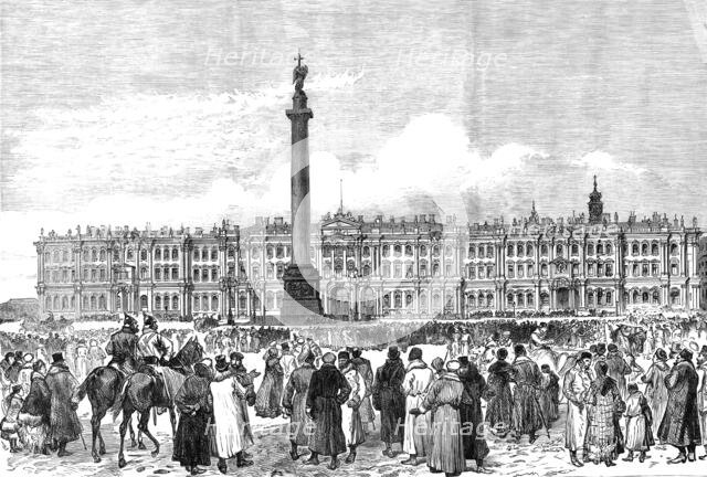 The attempt on the Czar's life: the Winter Palace, St. Petersburg, 1880. Creator: Unknown.