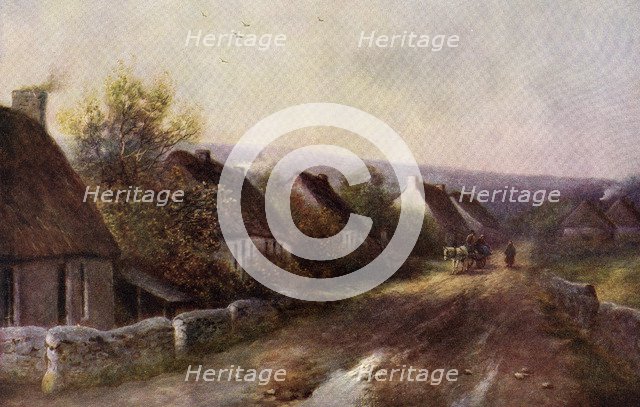 'A Tipperary Village', Ireland, 1924-1926.Artist: JW Gozzard