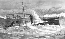 ''The Naval Manoeuvers; Torpedo Boats in a Gale', 1890. Creator: J Nash.