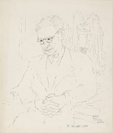 Dr William Cohn, 23 May 1942. Artist: Katerina Wilczynski.