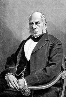 English engineer and inventor Sir Henry Bessemer (1813-1898). Artist: Anonymous  