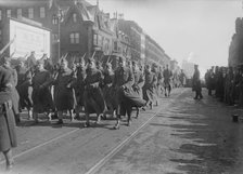 Parade of 308th, 4 Feb 1918. Creator: Bain News Service.