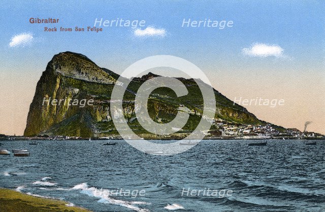The Rock of Gibraltar, 1945. Artist: Unknown
