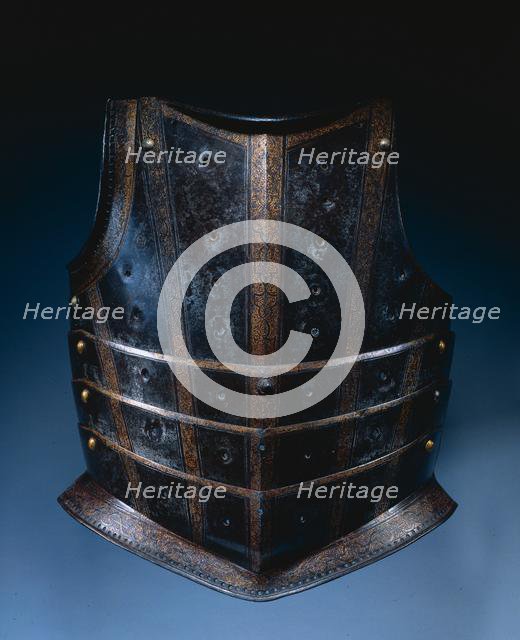 Breastplate from Hussar's Cuirass, c. 1580. Creator: Unknown.