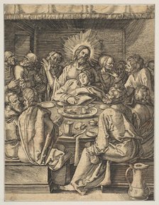 The Last Supper, from The Small Passion (copy).n.d. Creator: Abraham Waesberge.