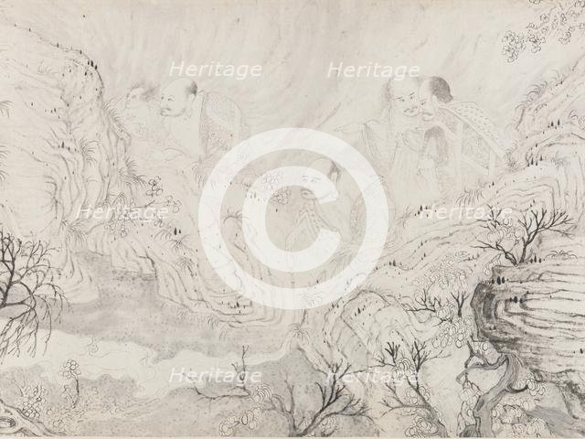 The Sixteen Luohans, dated 1667. Creator: Shitao.