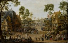 Village Church Festival, c1645. Creator: Pieter Bruegel the Elder.