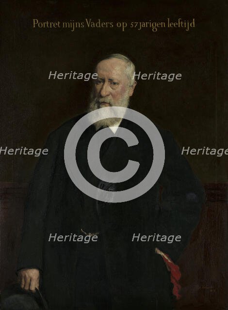 Jan Verhaert, the Artist's Father, 1879. Creator: Pieter Verhaert.