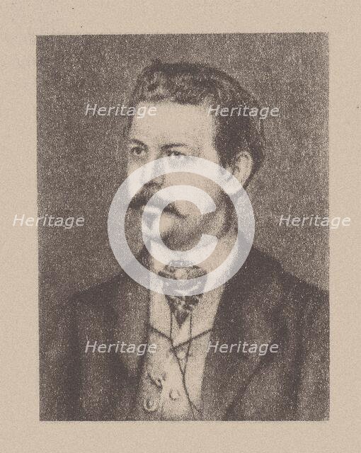 Portrait of the composer, flautist, and pianist Vilem Blodek (1834-1874). Creator: Anonymous.