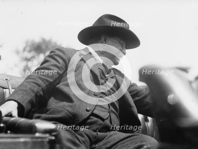 T.R. [Theodore Roosevelt] receiving congratulations, between c1910 and c1915. Creator: Bain News Service.