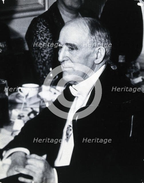 Henry Solomon Wellcome at the dinner to mark the opening of the cinchona exhibition, 1930. Creator: Unknown.