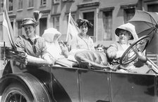 Mrs. Sus. Fitzgerald, Emma Bugby, Maggie Murphy, Mrs. H.S. Blatch, 1913. Creator: Bain News Service.