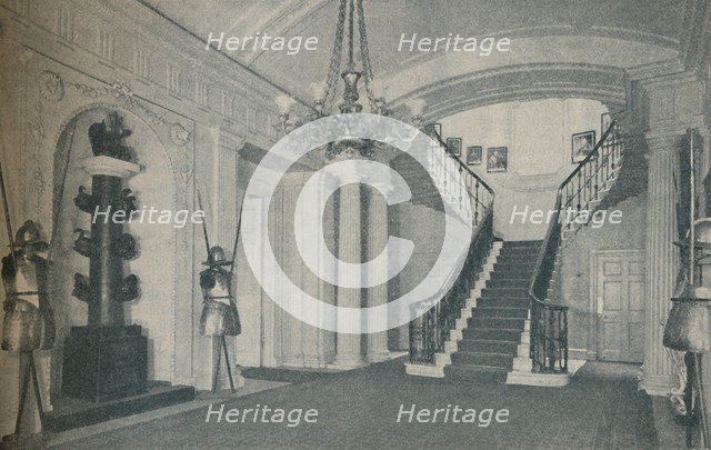 'The fine Staircase Hall in the First Lord's residence at the Admiralty', 1937. Artist: Unknown.