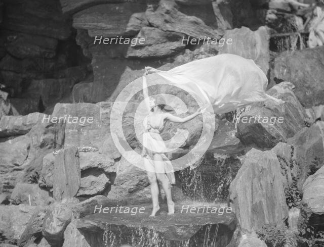 Unidentified dancer, possibly an Elizabeth Duncan dancer, between 1911 and 1942. Creator: Arnold Genthe.