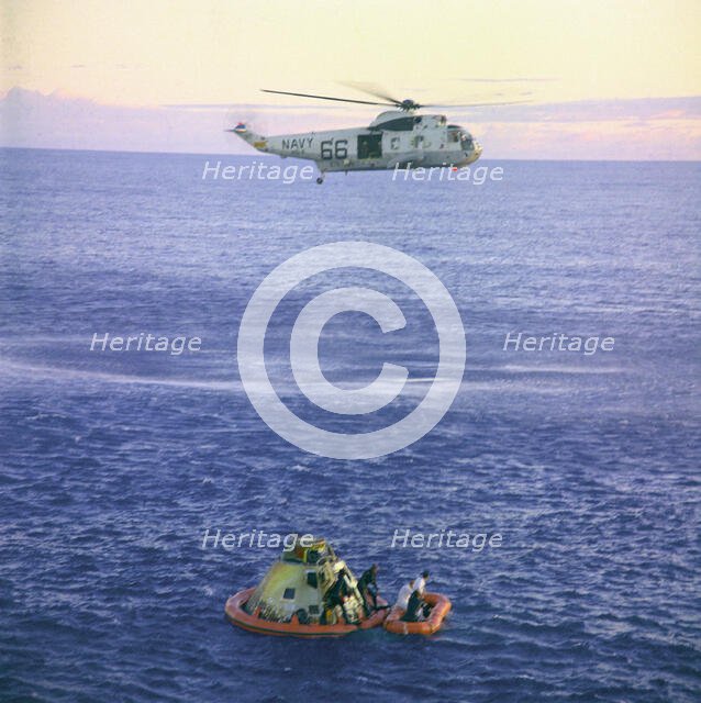 Apollo 10 Helicopter Recovery, 1969. Creator: NASA.