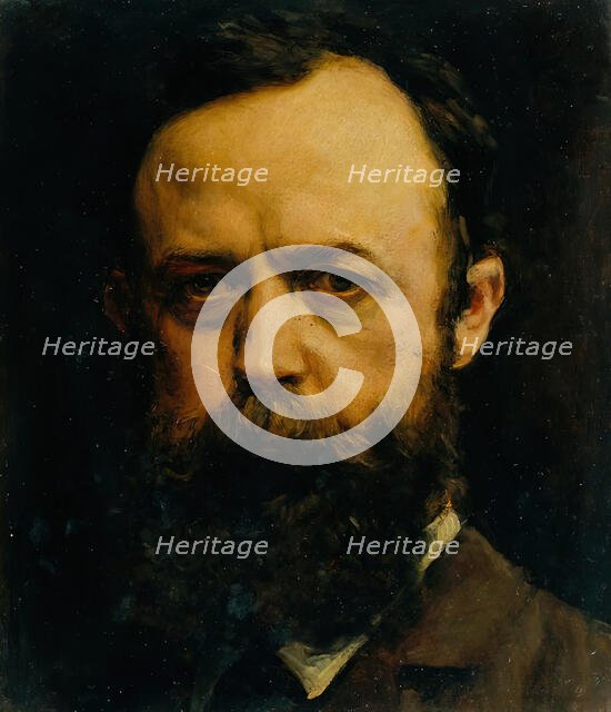 Portrait of a gentleman, undated. (c1900s) Creator: Max Klinger.