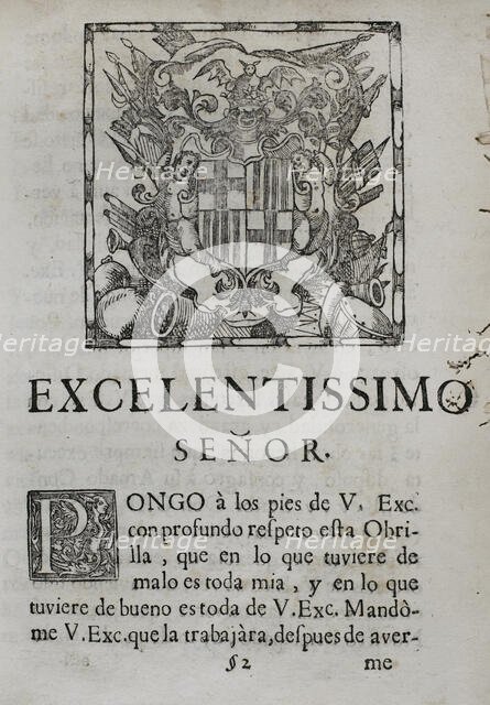 Tears of Love, shed by the eminent City of Barcelona... in the magnificent mourning...1701. Creator: Josep Rocaberti.