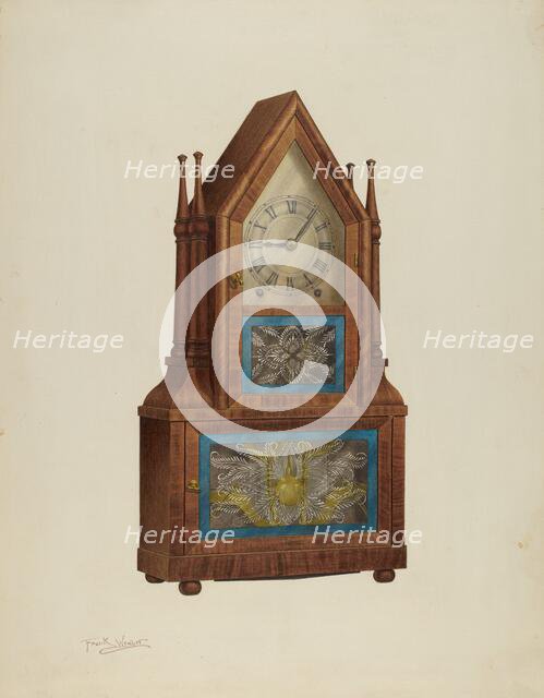Shelf Clock, c. 1939. Creator: Frank Wenger.