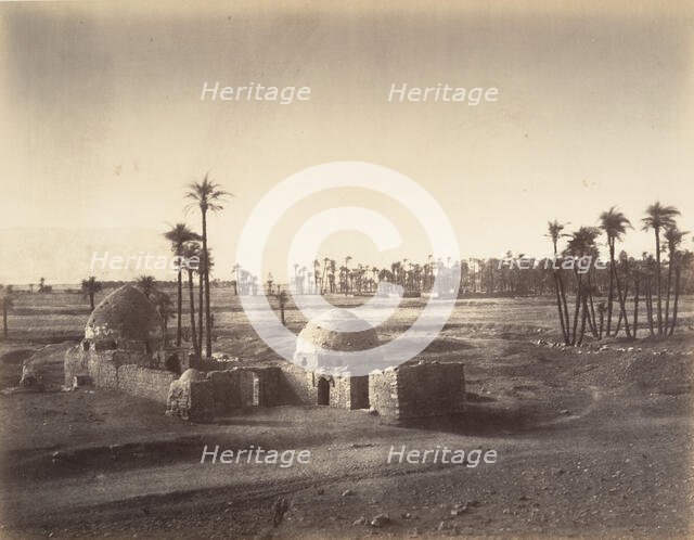 Vue de la Plaine de Thèbes prise du temple de Karnac, 1867. Creator: Gustave Le Gray.