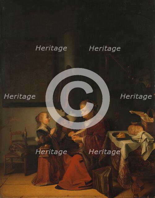 Breakfast, 1640-1654. Creator: Karel Slabbaert.