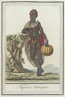 Costumes de Différents Pays, 'Negresse Namaquas', c1797. Creators: Jacques Grasset de Saint-Sauveur, LF Labrousse.