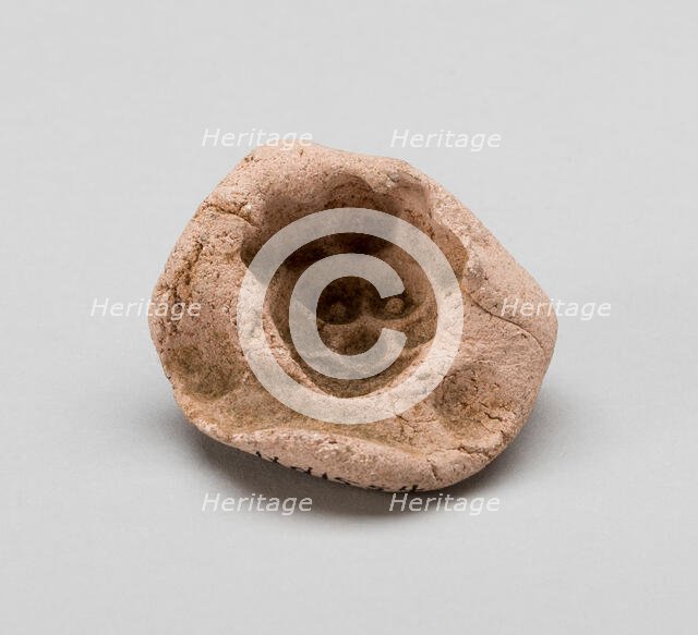 Mold for Face of Figurine, c. A.D. 100/600. Creator: Unknown.