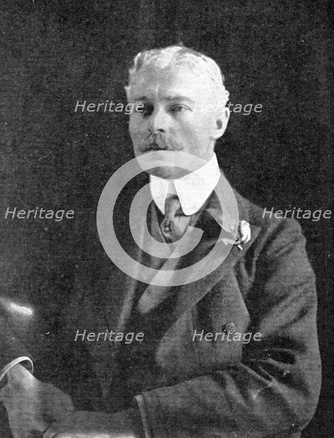 Sir Cecil H. Smith, Director of the Victoria and Albert Museum, 1909. Creator: Montague Dixon.