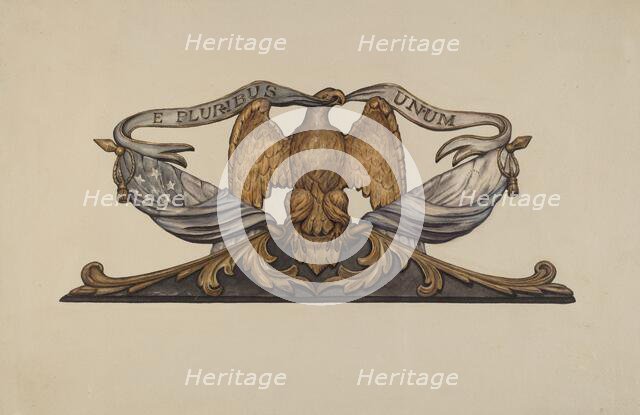 Eagle, c. 1937. Creator: Flora Merchant.