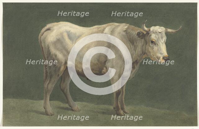 Standing bull, to the right, 1775-1833. Creator: Jean Bernard.