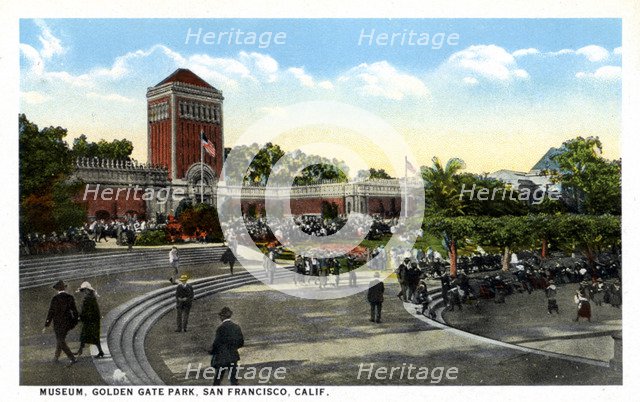 Museum, Golden Gate Park, San Francisco, California, USA, 1921. Artist: Unknown