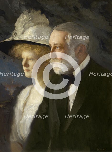 Henry Clay and Helen Frick, c. 1910. Creator: Edmund Charles Tarbell.