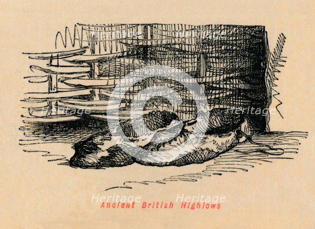 'Ancient British Highlows', c1860, (c1860).  Artist: John Leech.