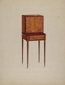 Desk, c. 1938. Creator: Francis Borelli.