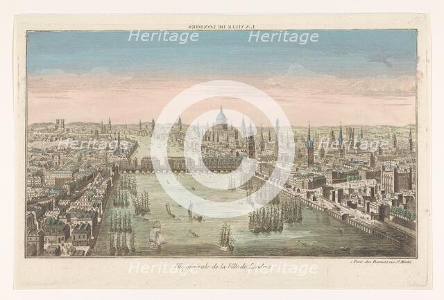 View of the city of London, 1745-1775. Creator: Anon.