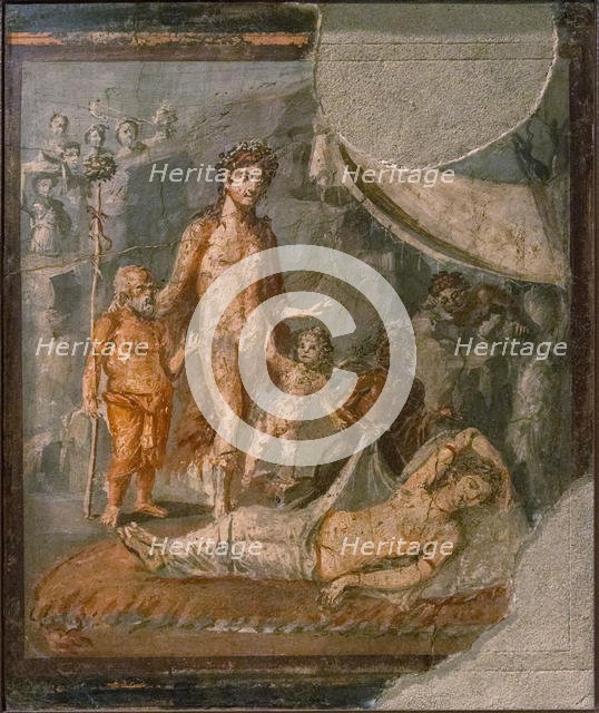 Ariadne Abandoned by Theseus on Naxos, 1st H. 1st cen. AD. Creator: Roman-Pompeian wall painting.