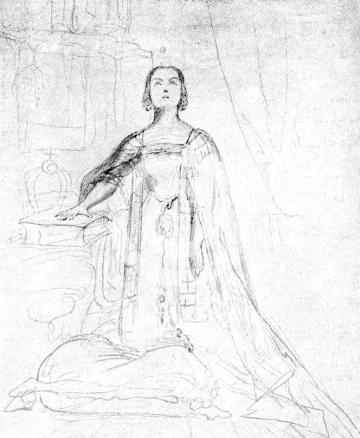 Queen Victoria taking the coronation oath, 1837, (1901).Artist: George Hayter