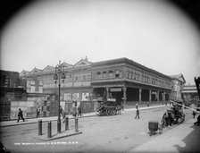Waterloo Station, York Road, Lambeth, London, c1870-1900. Artist: York & Son