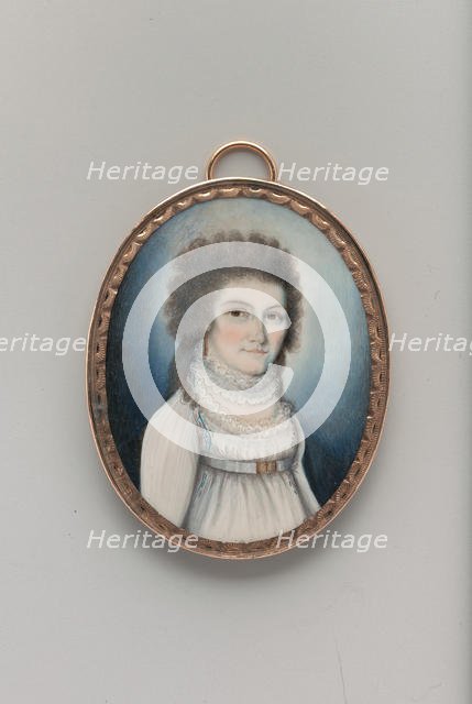 Clarissa Storrs, ca. 1795. Creator: William Verstille.