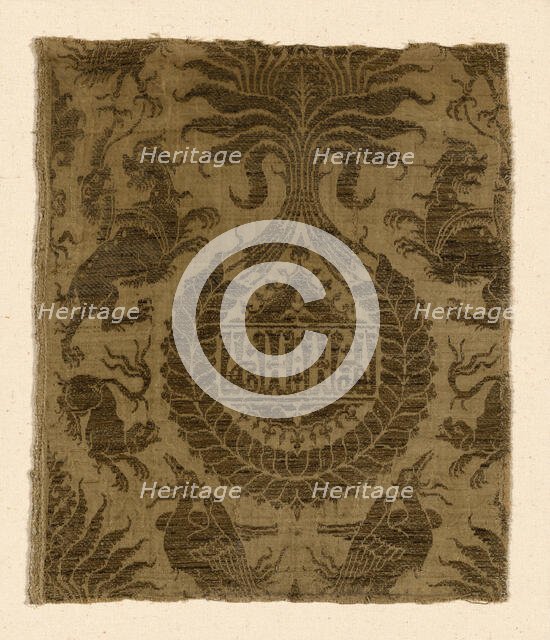 Fragment, Lucca, 14th century. Creator: Unknown.