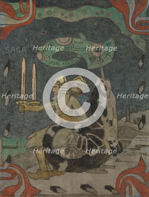 Saga, 1926. Creator: Gerhard Munthe.
