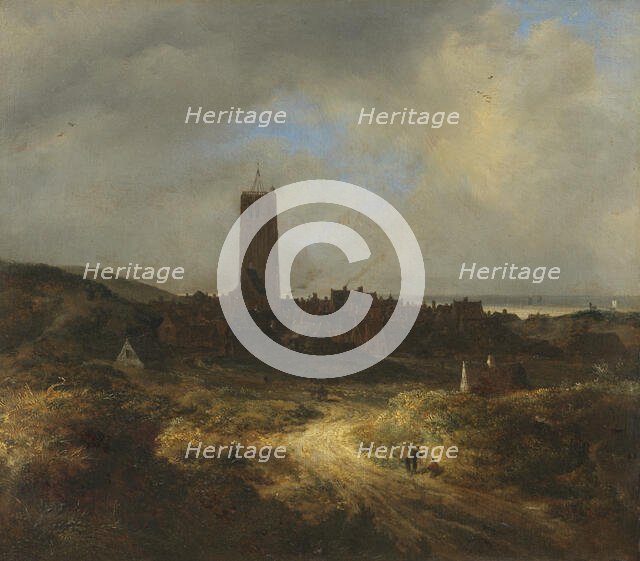 View of Egmond aan Zee,  c.1648. Creator: Jacob van Ruisdael.