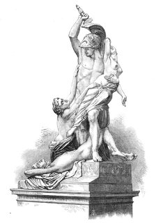 "The Rape Of Polyxena", by Professor Pio Fedi, in the Loggia at Florence, 1868. Creator: Unknown.