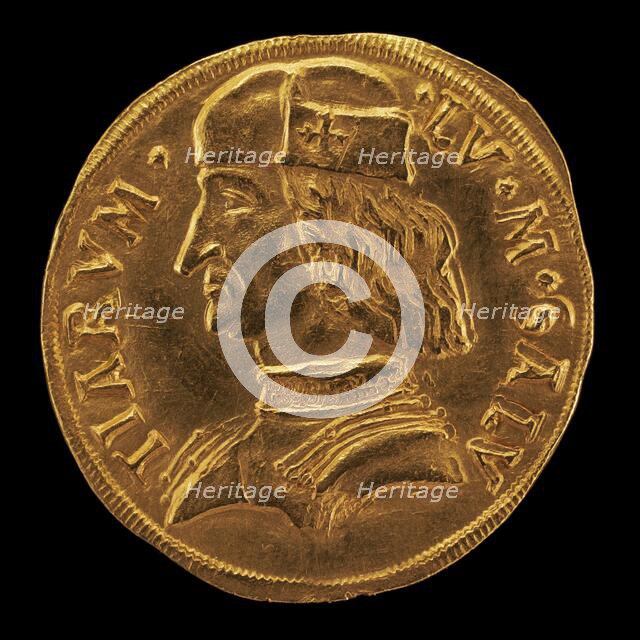 Lodovico II, 1438-1504, Marquess of Saluzzo 1475 [obverse], 15th century. Creator: Unknown.