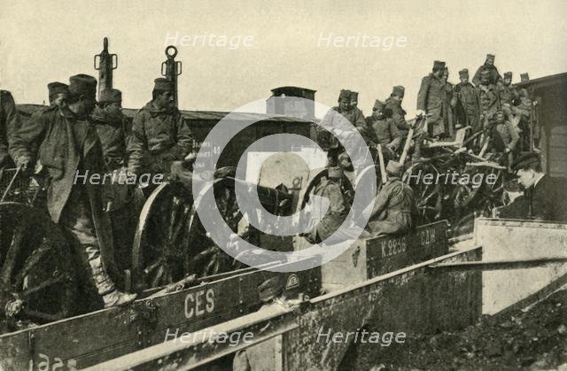 Serbian troops in Greece, First World War, c1916, (c1920). Creator: Unknown.
