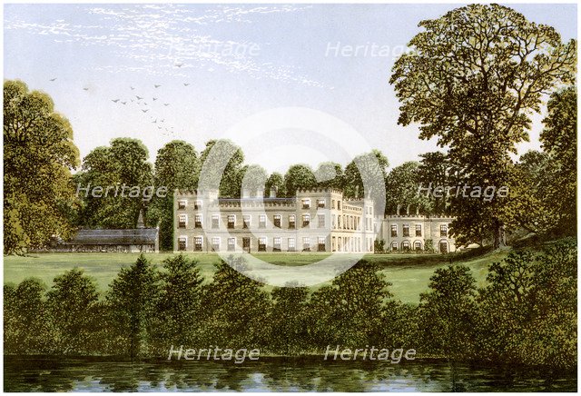 Ugbrooke, Devon, home of Lord Clifford, c1880. Artist: Unknown