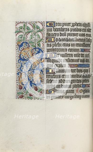 Book of Hours (Use of Rouen): fol. 48v, c. 1470. Creator: Master of the Geneva Latini (French, active Rouen, 1460-80).