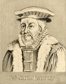 'Sir Nicholas Bacon', (1510-1579), 1830. Creator: Unknown.