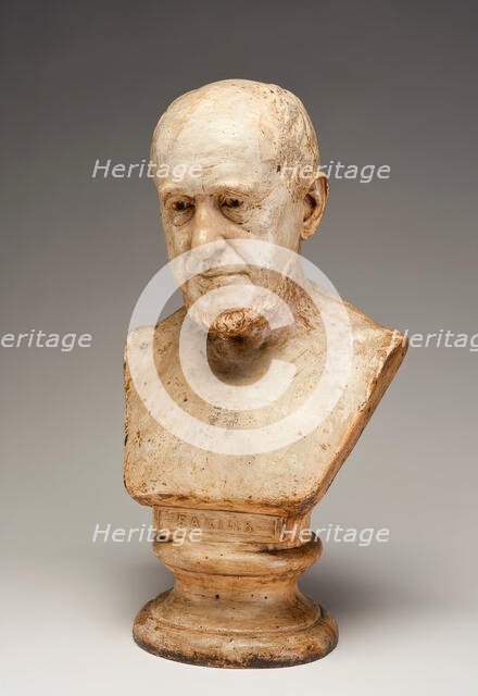 Portrait Bust of Benjamin Eakins, 1894. Creators: Thomas Eakins, Samuel Murray.