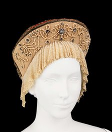 Headdress, Russian, 1790-1810. Creator: Unknown.